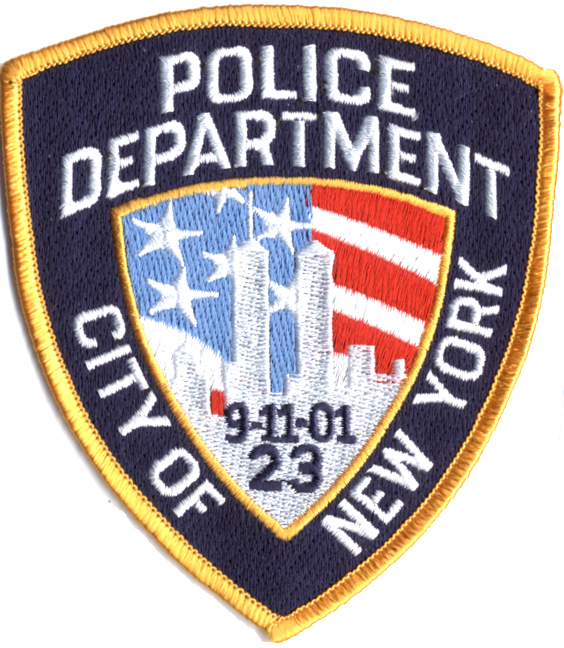 9/11-20th POLICE PATCHES, 4.5